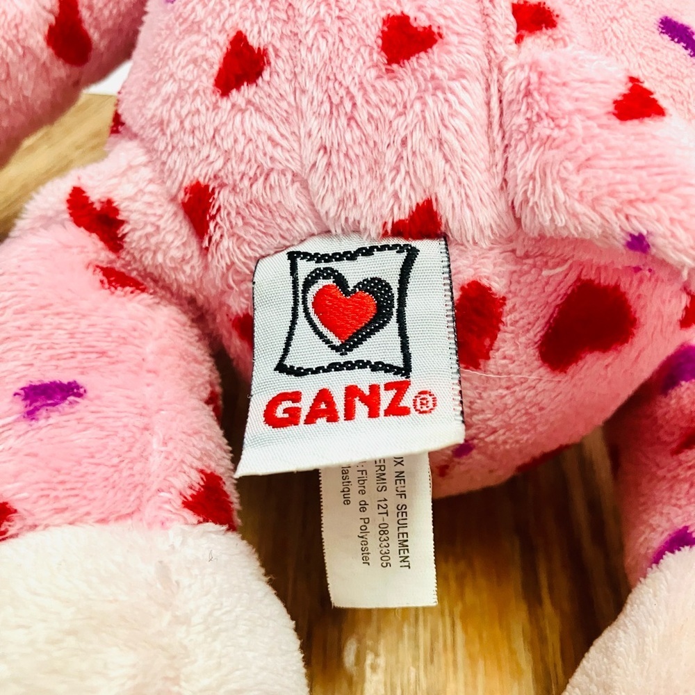 Webkinz Ganz Plush Love Monkey HM343 No Code Valentine’s 9in - Picture 8 of 9